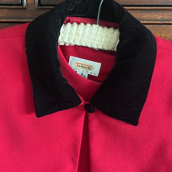 🎄🌟 ❌ CLEARANCE ❌Talbots Women’s 2-piece Holiday Dress and Velvet Trim Jacket - Picture 4 of 12